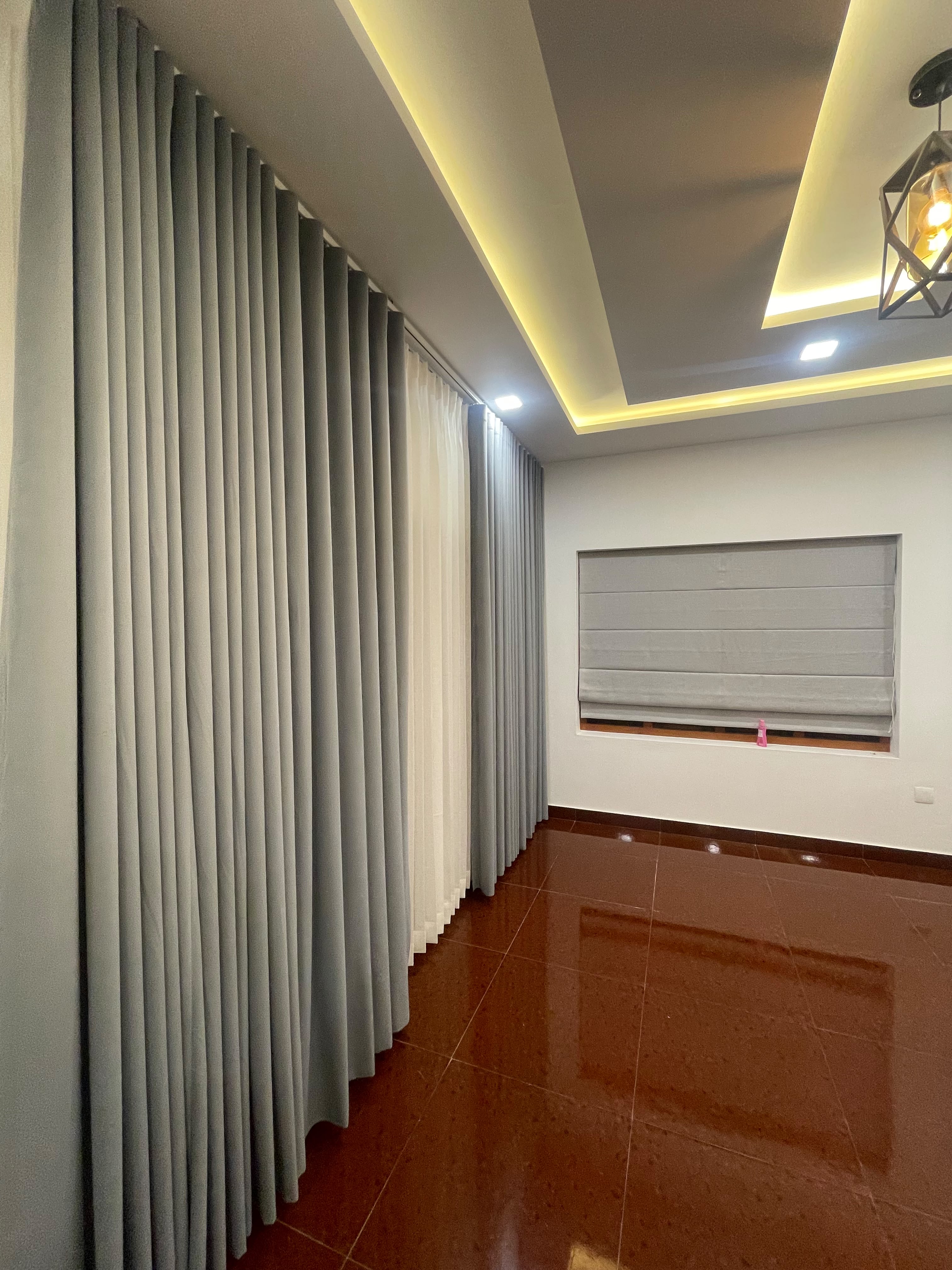 Detail of ripple curtain wave fold